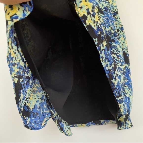 Talbots fit and flare midi dress with v-neckline and ruffle sleeves, petite - Picture 8 of 11